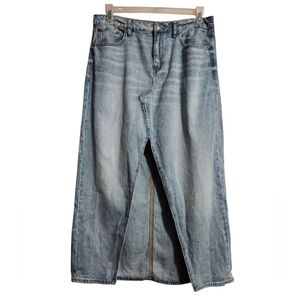 American Eagle Outfitters Light Blue Denim Skirt